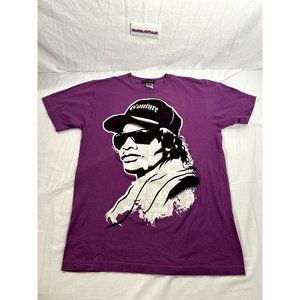 Dope Couture Eazy E Graphic T-Shirt Adult Medium Purple Shirt